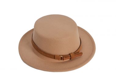 Καπέλο τύπου fedora με suede κορδελα - MAT FASHION - 