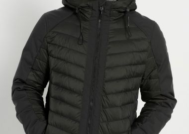 Καπιτονέ μπουφάν με κουκούλα - FUNKY BUDDHA - 