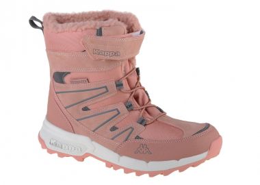 Kappa Floki Tex T Παιδικά Μποτάκια Χιονιού με Σκρατς & Κορδόνια Ροζ 260975T-2116 - Kappa - 
