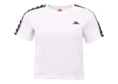Kappa Inula Κοντομάνικο Crop Top Λευκό 309090-11-0601 - Kappa - 