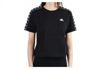 Kappa Inula Κοντομάνικο Crop Top Μαύρο 309090-19-4006 - Kappa - 