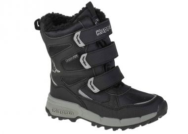 Kappa Παιδικά Μποτάκια Χιονιού με Σκρατς Μαύρα 260902K-1115 - Kappa - 