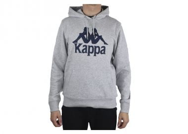 Kappa Taino Ανδρικό Φούτερ με Κουκούλα και Τσέπες Γκρι 705322-18M - Kappa - 