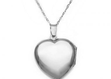 Καρδιά για φωτογραφίες ασημένια F172 - Asimenio - 