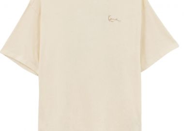 Karl Kani Ανδρικό Signature Washed Oversized T-Shirt - Μπεζ-KM261-016 - KARL KANI - 