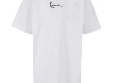 Karl Kani KK Ανδρικό Signature Tee - Λευκό-KKMQ12002WHT-WHITE - KARL KANI - 