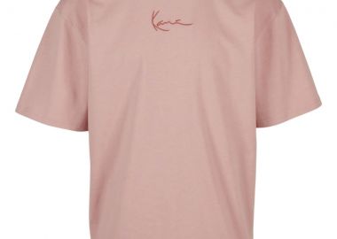 KARL KANI Small Signature Essential T-Shirt - Ροζ-KM-TE011-061-14IND-PINK - KARL KANI - 