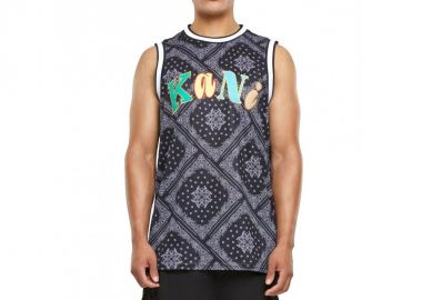 Karl Kani Woven Signature Ανδρική Αθλητική Μπλούζα Αμάνικη Πολύχρωμη 6031440 - Karl Kani - 