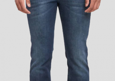 KARL LAGERFELD Ανδρικό Μπλε 5-Pocket Jeans - KARL LAGERFELD - 