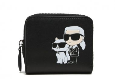 Karl Lagerfeld Δερμάτινο Πορτοφόλι Μαύρο - Karl Lagerfeld - 