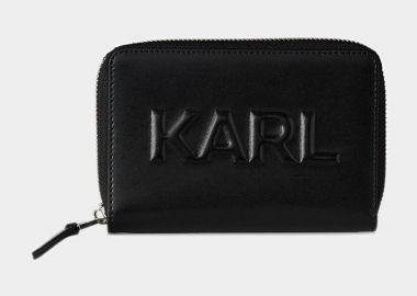 Karl Lagerfeld Δερμάτινο Πορτοφόλι Μαύρο - Karl Lagerfeld - 