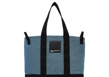 Karl Lagerfeld Jeans XL EW Denim Shopper Bag A1W50054 Denim - Karl Lagerfeld - 