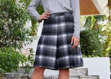 ΚΑΡΩ ZIP CULOTTE ΜΕ ΚΟΥΦΟΠΙΕΤΕΣ - Anna Raxevsky - 