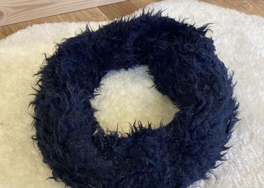 Κασκόλ - περιλαίμιο soft fluffy - Μπλε - Issue - 