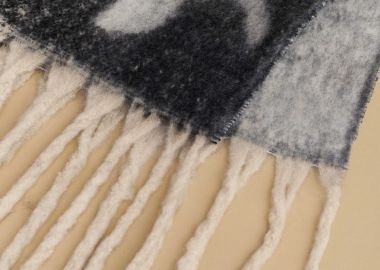 Κασκόλ δίτονο με κρόσια - 5206179030410 -  - 