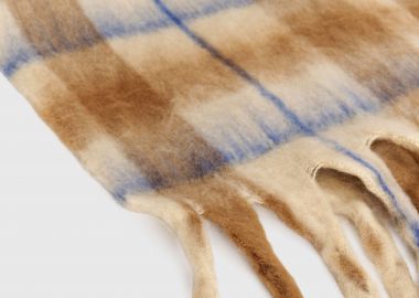 Κασκόλ εμπριμέ με κρόσια - 5206179043366 -  - 