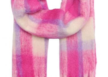 Κασκόλ Only Onlmia Check 15299195-Fuchsia Purple Γυναικείο - Only - 