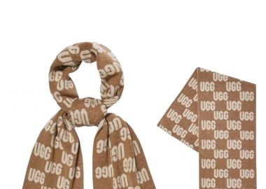 Κασκόλ Ugg Checked Graphic Logo 22665-CHMU Γυναικείο - Ugg - 