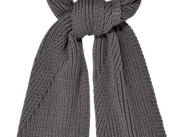 Κασκόλ Ugg Knit Diagonal Ribbed 21681-GREY Ανδρικό - Ugg - 