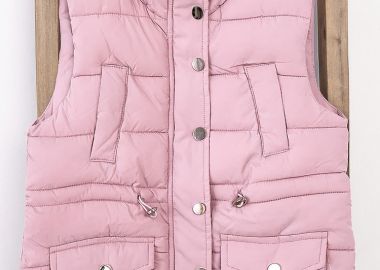 KATE PINK SLEEVELESS JACKET -  - 