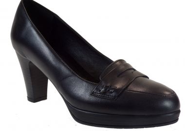 Katia Shoes (Anneto) Γυναικεία Παπούτσια Γόβες Κ42-5098 Mαύρο Δέρμα - Katia Shoes - 