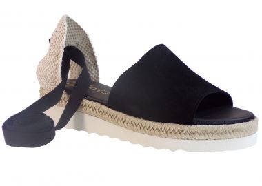 Katia Shoes Anneto Γυναικείες Εσπαντρίγιες Κ159-P Μαύρο - Katia Shoes - 