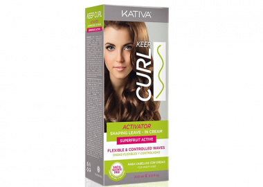Kativa Keep Curl Activator Shaping Leave In Cream 200ml - Kativa - 