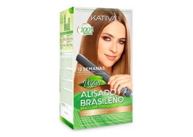 Kativa Vegan Alisado Brasileno Kit (Ολοκληρωμένο πακέτο βραζιλιάνικης θεραπείας κερατίνης) - Kativa - 