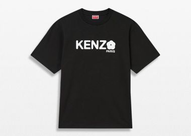 KENZO Ανδρικό Μαύρο Boke Flower 2.0 Oversized T-Shirt - KENZO - 