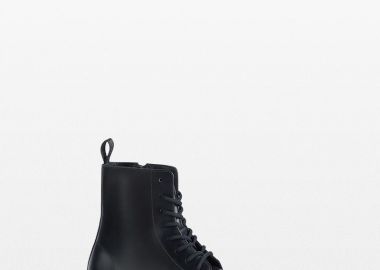 KENZO Ανδρικό Μαύρο Lace Up Boots - KENZO - 