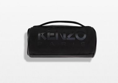 KENZO Ανδρικό Μαύρο Logo-Print Tote Bag - KENZO - 