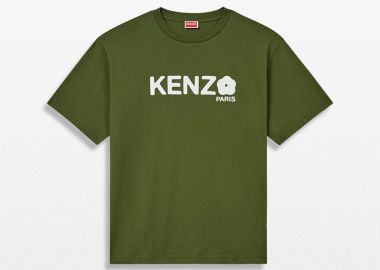 KENZO Ανδρικό Πράσινο Oversized T-shirt In Cotton - KENZO - 