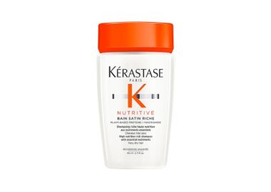 Kerastase Nutritive Bain Satin Riche Σαμπουάν με Θρεπτικά Συστατικά για Πολύ Ξηρά Μαλλιά 80ml - Summer Essentials - 