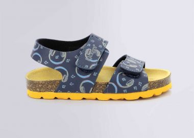 Kickers βρεφικά σανδάλια με all-over print 