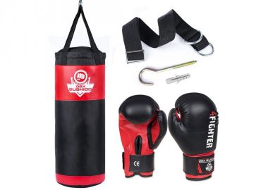 Kids60 red boxing set for kids - DBX Bushido - 
