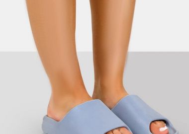 KIM K SKYBLUE SLIDERS - sense-shop - 