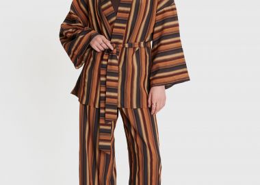 Κιμονό ριγέ με ζώνη - 5206634957924 -  - 