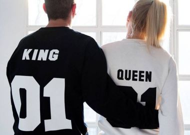 KING 01 & QUEEN 01 SWEATSHIRT set - fashionroom - 