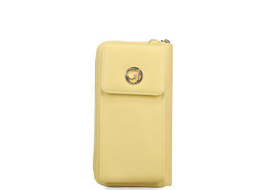 Κίτρινο πορτοφόλι με θήκη κινητού - GAUDI - 