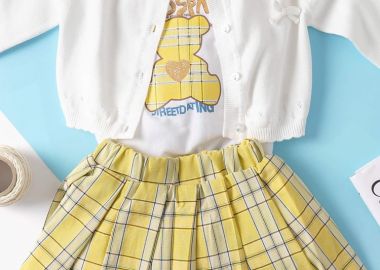 ΚΙΤΡΙΝΟ ΣΕΤ 3 ΤΕΜΑΧΙΩΝ - CELESTE -  - 