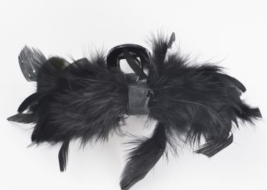 Κλάμερ με πούπουλα - MAT FASHION - 