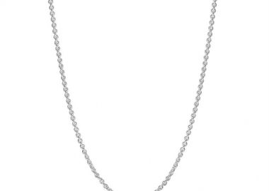 Κλασικό κολιέ γυναικείο αλυσίδα λαιμού από ασήμι 925 -  - 