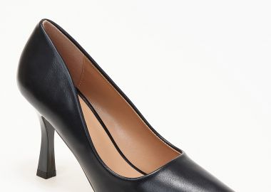 Κλασσικές γόβες με ιδιαίτερο τακούνι - Μαύρο - Issue - 