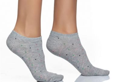 ΚΟΦΤΗ ΓΥΝΑΚΕΙΑ ΚΑΛΤΣΑ INIZIO ΣΧΕΔΙΟ ΠΟΥΑ 3825-2 ΓΚΡΙ - INIZIO - 