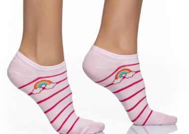 ΚΟΦΤΗ ΓΥΝΑΚΕΙΑ ΚΑΛΤΣΑ INIZIO ΣΧΕΔΙΟ ΡΙΓΑ 3825-8 ΡΟΖ - INIZIO - 