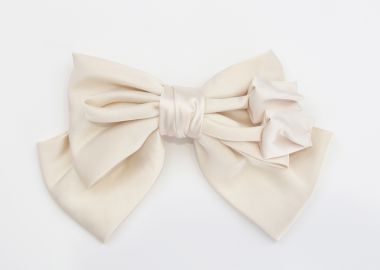 Κοκαλάκι μαλλιών με σατέν φιόγκο - MAT FASHION - 