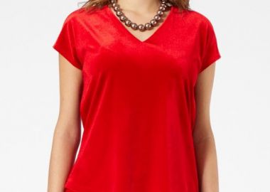 ΚΟΚΚΙΝΗ ΒΕΛΟΥΔΙΝΗ ΖΑΠΟΝΕ ΜΠΛΟΥΖΑ - Anna Raxevsky - 