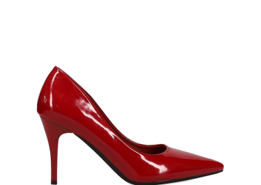 Κόκκινη γόβα λουστρίνι - MIGATO - 