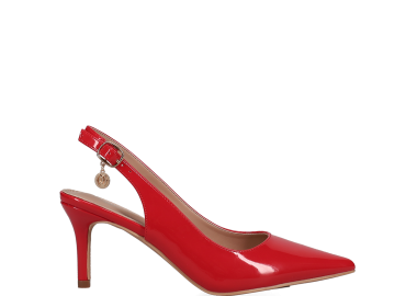 Κόκκινη γόβα λουστρίνι - MIGATO - 