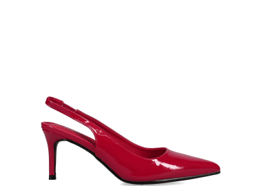 Κόκκινη γόβα λουστρίνι - MIGATO - 